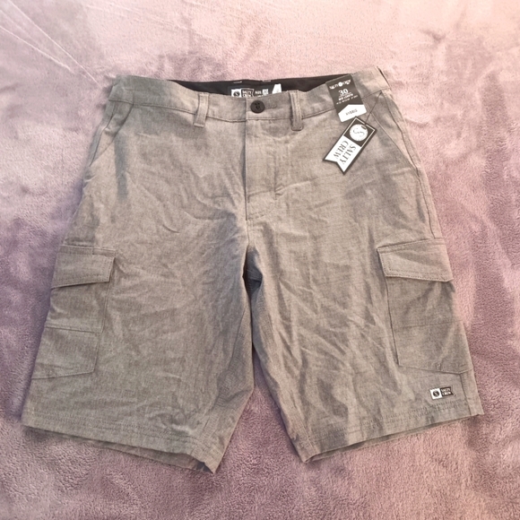 Salty Crew Drifter 2 Cargo Hybrid Shorts (Gray) Men's Sz 30 - Picture 4 of 5